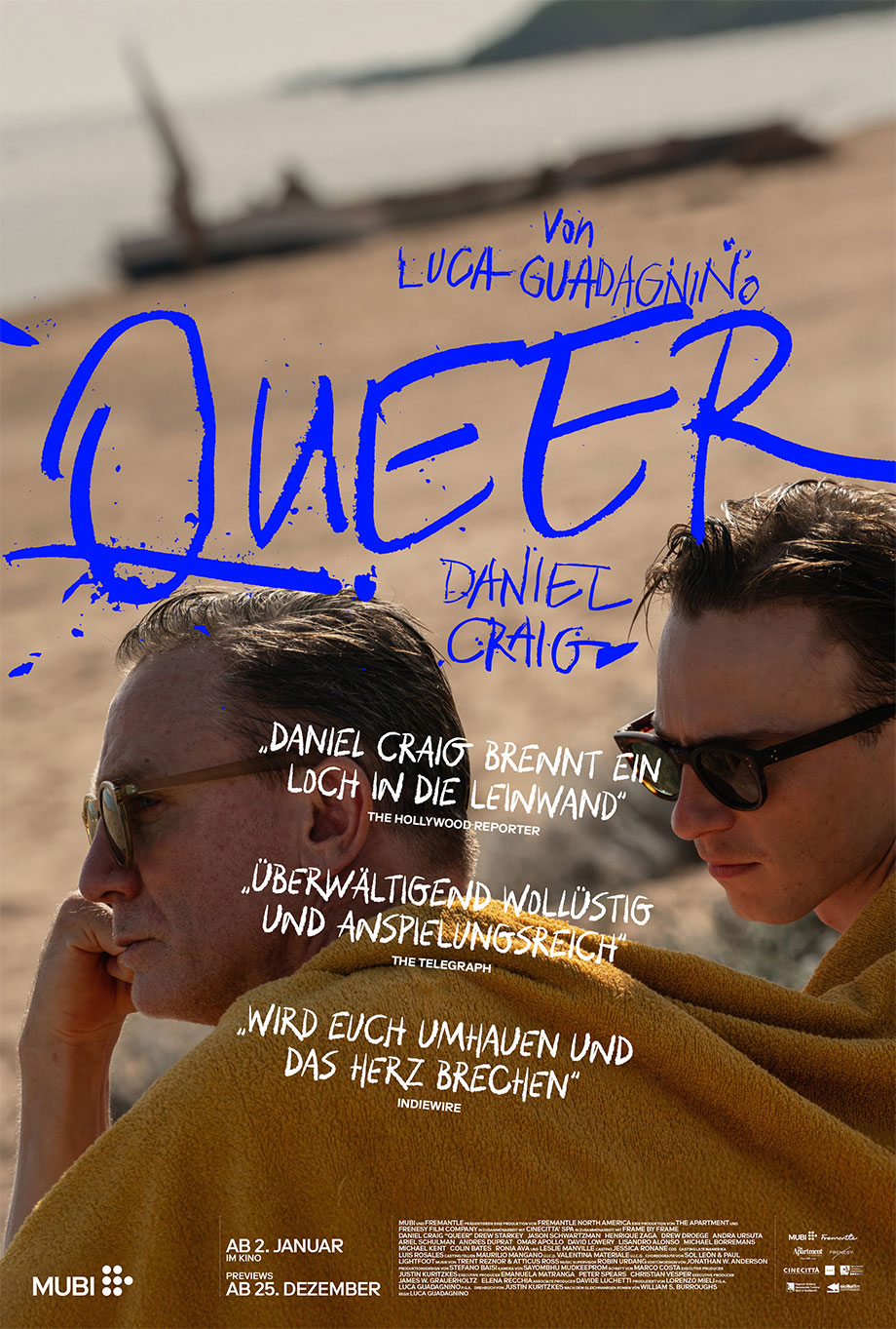 Queer Luca Guadagnino Kino Poster