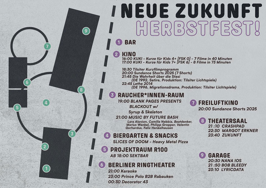 Herbstfest Neue Zukunft 2025 Programm Plan